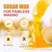 SHEBEEDO Sugar Wax Kit No-Heat Formula Waxing Sugar Paste Sugar Wax Hair Removal Kit For Face Legs Body Bikini Eyebrow All Body Areas 100% Natural Soft Wax For Sensitive Skin - Buy Online on GoSupps.com
