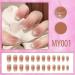 Mrcuvaryas Press on Nails - 24 Pink Cat Eye Shiny Fake Nails | Complete Soft Gel Tips for Women & Girls - Nail Art with Pink Sparkle - Buy Online on GoSupps.com