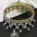 QIDIAN Fashion Bride Full Crown Princess Tiara Handmade Headband Jewelry - Gold+Blue - Buy Online on GoSupps.com