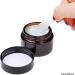 Kare & Kind Refillable Cosmetics Jars Kit | 4 Amber Glass Jars Lids & Labels | Perfect for Creams Oils & Powders - Buy Online on GoSupps.com