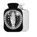 Astrology Hot Water Bottle with Cover 1 l Small Hot Water Bag for Pain Relief Cramps BAP-Free