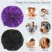 Classycoo 2PCS Large Satin Sleep Bonnet Set - Adjustable Silk Bonnet for Women and Men | Black + Purple - Buy Online on GoSupps.com