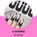 100pcs Nail Protector U Shape Barrier - Peel Off Cuticle Protectors for Nail Art | International Shipping Available - Buy Online on GoSupps.com