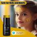 Go Ho Metallic Gold Face Paint Stick - 1.06 Oz, Washable & Non-toxic Cream Body Paint for Adults/Children, Theater, Halloween, SFX, Cosplay - Pearl Gold Finish - Buy Online on GoSupps.com