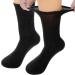 WLLHYF Extra Wide Black Socks for Swollen Feet, Bariatric, Lymphedema & Diabetes - Cast Sock Included - Buy Online on GoSupps.com