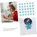 COHEALI 90 Pcs Snowflake Stickers Decals Snowflake Embroidered Patches Sewing Accessories Flash The Fabric - Buy Online on GoSupps.com