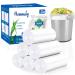 1.2 gallon trash can liners,Small clear Garbage Bags 300,Extra Strong 1 2 Gal Trash Bag,Fit 4.5-6 liters trash Bin Liners for Home Office Kitchen 1.2Gallon Clear