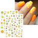 JMEOWIO 12 Sheets Fruit Nail Art Stickers Decals Self-Adhesive Strawberry Watermelon Lemon Nail Supplies Nail Art Design Decoration Accessories - Buy Online on GoSupps.com