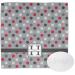 YouCustomizeIt Personalized Red & Gray Polka Dots Washcloth