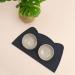 Ohmo Non-Slip Silicone Bowl Pad for Small Dogs & Cats | Waterproof Feed Mat 52x30cm Black - 5 Pack - Buy Online on GoSupps.com
