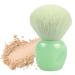 Powder Makeup Brush, Blush Brush, Large Face Brush for Loose or Pressed Setting Powder, Bronzer Brush with Plush Fibers (Green)