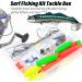 SEAOWL 78Pcs Saltwater Surf Fishing Kit - Pompano Rig Tackle Box with Hooks, Floats, Weights, Beads - Beach Gear Equipment - Buy Online on GoSupps.com