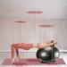 NEUMEE Exercise Ball Chair with Resistance Bands - Large 65cm Black Yoga Ball Office Chair for Home Gym - Fitness Workout Ball with Stability Base - Buy Online on GoSupps.com