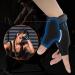 JTEG MTB Gloves - Shockproof Semi-Finger Summer Bicycle Gloves for Men & Women Perfect for Cycling & Sports - Blue - Buy Online on GoSupps.com