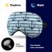 Blue Striped Boat Anchor Sleep Mask | Adjustable Eye Cover for Yoga, Travel, and Nap - Buy Online on GoSupps.com