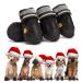 Tasperfed Dog Boots Reflective Breathable Adjustable Dog Waterproof Boots Non Slip Sole and Non Slip Outdoor Dog Shoes, Suitable for Small and Medium-Sized Dogs (Size 1) (1.97'' L* 1.77''W*1.77''H) Size1 (1.97'' L* 1.77''W*1.77''H