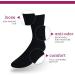 Men's Diabetic Cotton Crew Socks - Non-Binding Top, Cushion Bottom - Black, 6 Pairs (Size 10-13) - Buy Online on GoSupps.com