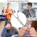 Moguri Stainless Steel Mindful Breathing Necklace - Fear Relief Tool for Stress Panic Attack and Meditation Support | Silver - Buy Online on GoSupps.com