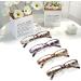 Cojwis 4 Pack Women's Reading Glasses - Stylish Multi-Colored Readers with HD Clear Lens (3 Colors 2.50x) - International Shipping Available - Buy Online on GoSupps.com