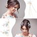 Lurrose 3-Piece Chinese Hairstick Set | Pearl Hairpins & Floral Hair Combs | Japanese Wedding Accessories - Buy Online on GoSupps.com