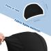 3 Pack Elastic Swimming Caps - Comfortable Non-Slip Unisex Fabric Caps for Women Men & Children - Black - Buy Online on GoSupps.com