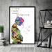 Modern Pregnancy Gift: Pregnant Woman Medical Disease Poster - 12x16 Inch Framed Canvas Wall Art - Buy Online on GoSupps.com