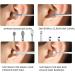 Ear Wax Removal Kit 6pcs Earwax Cleaner Tool Set Reusable Ear Cleaner with Storage Bag Stainless Steel Ear Wax Remover for Children & Adults - Buy Online on GoSupps.com