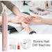 Nail Machine Drill | Electric Nail Machine USB Rechargeable Portable Professional Nail Polishing Tools Art Supplies with 6 Drill Bits for Home Nail Salon Manicure Pink - Buy Online on GoSupps.com