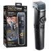 Bell+Howell Vacutrim Professional Vacuum Hair Trimmer with Powerful Suction Rechargeable Shaver for Mens Beard Mustache Sideburn Ultra Sharp Stainless Blade Cordless Hair Clipper As Seen On TV