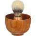 Layhou Beard Shaving Cream Bowl | Premium Wooden Shaving Soap Cup with Foam Brush for Men - International Shipping - Buy Online on GoSupps.com