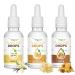 Flavor drops 3x 50ml - bundle Basic 4 - Flavdrops taste without calories - taste (vanilla + white chocolate + cookie Dough) Basic 4 50 ml (3 -pack)