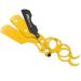 G4 Vision Universal Half Blade Straight Razor - 100 Replaceable Blades Professional Double Ring Barber Shaving Razor (Yellow) - International Shipping Available - Buy Online on GoSupps.com