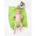 Petit Lulu Bamboo Fitted Maxi-Night Diaper - Fluffy Organic | Reusable & Washable | Squirrels Design - Buy Online on GoSupps.com