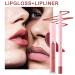 Shop 6 Matte Liquid Lipsticks & Matching Lip Liner Kit - Waterproof Long-Lasting Makeup Gift for Women & Girls - Buy Online on GoSupps.com