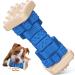 RUXAN Indestructible Dog Chew Toy for Aggressive Chewers 3 in 1 Tough Dog Puzzle Toys with Beef Flavor Interactive Treat Dispensing Dog Toys for Small/ Medium/ Large Boredom Dogs Blue