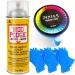 Matte Mod Podge Spray Acrylic Sealer Clear Coating Matte Paint Sealer Spray, Blue Multi-Surface Artist Painters Tape, 3 Pairs of Gloves