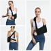 Fotgok Breathable Arm Sling with Waist Belt - Shoulder Immobilizer for Men and Women - Strong Support Brace for Shoulder Injury - Black - Buy Online on GoSupps.com