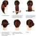 Magic Hair Bun Maker Fast & Easy Donut Bun Maker DIY French Twist Bun Shaper for Girls Women (Blonde Light Brown Brown) - Buy Online on GoSupps.com