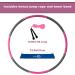 BetterSense 2lb Weighted Hoola Hoop for Adults - Detachable 8 Section Pink Hula Hoop - Exercise and Fitness Essential - Buy Online on GoSupps.com