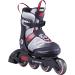 K2 Skate Youth Raider Inline Skates, Gray/Red Large (4-8) Gray/Red