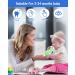 Buy CHMMY 2-Pack Baby Bite Rings | BPA-Free Dental Aid with Anti-Lost Rope | Ideal for 3-24 Months - Buy Online on GoSupps.com