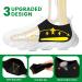 Plantar Fasciitis Gel Heel Protectors - Bukihome Heel Cups for Pain Relief | Comfortable Inserts for Achilles Tendinitis & Cracked Heels | Men 5-8 | Women 4.5-9 | Black S - Buy Online on GoSupps.com