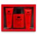 Mens Cologne Gift Set - INSPIRED by PL'S RED Cologne For Men - Ginger Clary Sage Rich Woods - Perfume After Shave Shower Gel - (3.4 fl oz / 100 ml each)