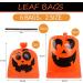 DERAYEE 6Pcs Halloween Pumpkin Lawn Bags - Large Jack O Lantern Leaf Bags for Outdoor Halloween Yard Decorations - Buy Online on GoSupps.com