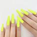 400pcs Matte Press on Extra Long Ballerina Coffin Fake Nails | Green Yellow Full Cover Colorful Nail Set with Box | Fluorescent Series | Nail Accessories for Women Girl - Buy Online on GoSupps.com