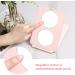 TopWigy Folding Travel Makeup Mirror with 72 LEDs, Touch Screen Dimming, 3 Colors Light Modes - USB Rechargeable, 3x/5x Magnifying, Pink - Buy Online on GoSupps.com