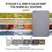 KingCamp Double Self Inflating Sleeping Pad | R Value 9.5 Camping Foam Air Mattress | Portable 3 Inch Thick for 2 Person | Grey 79.1''x50.3''x3 - Buy Online on GoSupps.com
