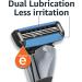 Amazon Basics Men's MotionSphere Razor with Dual Lubrication Handle & 2 Cartridges - 3 Piece Set - Buy Online on GoSupps.com