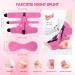 Plantar Fasciitis Night Splint - Adjustable Ankle Brace for Pain Relief - Heel & Achilles Tendonitis Support - Men & Women - Pink - Buy Online on GoSupps.com