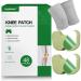 Leytearoo Knee Paches 48PCS Herbal Knee Patch Pain Relief Patches One Pair Knee Sleeves Long Lasting Relief of Joint